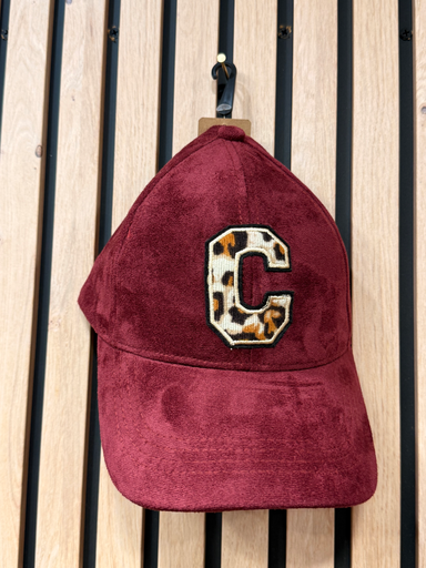 Casquette Daim Bordeaux 
