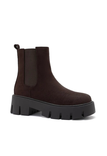 Bottines Chelsea Daim